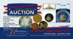 Summer Spectacular Coin & Currency Auction - Dayton, Ohio