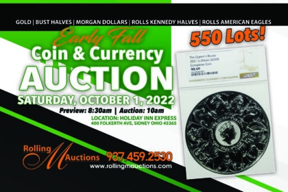 Early Fall Coin & Currency Auction