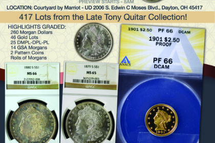 Elite Fall Coin & Currency Auction